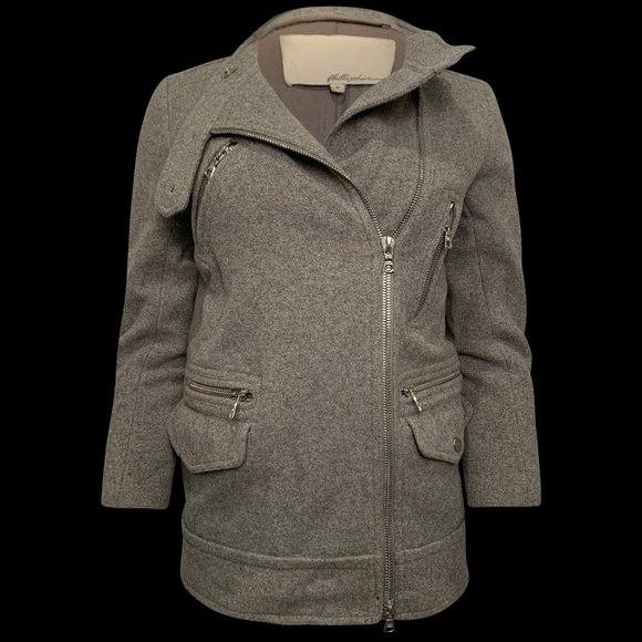 3.1 Phillip Lim Wool Moto Style Jacket 0 - Picture 1 of 9